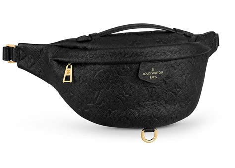 louis vuitton bumbag black.